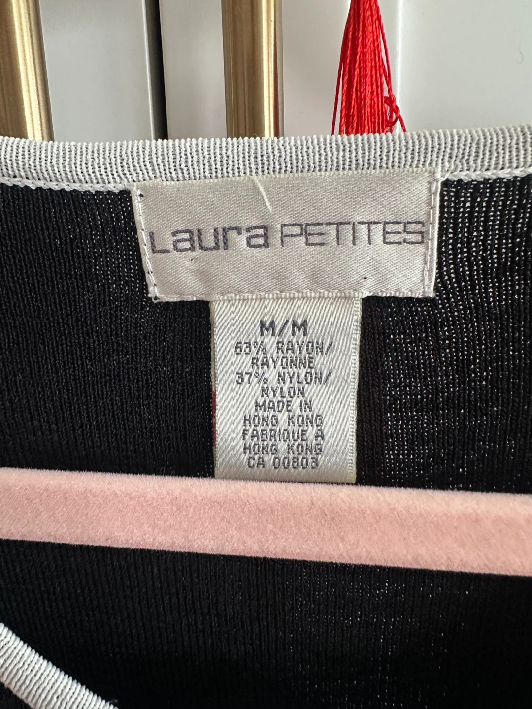 VINTAGE Laura Petites Black Zip-Up Cardigan M/M - photo 3