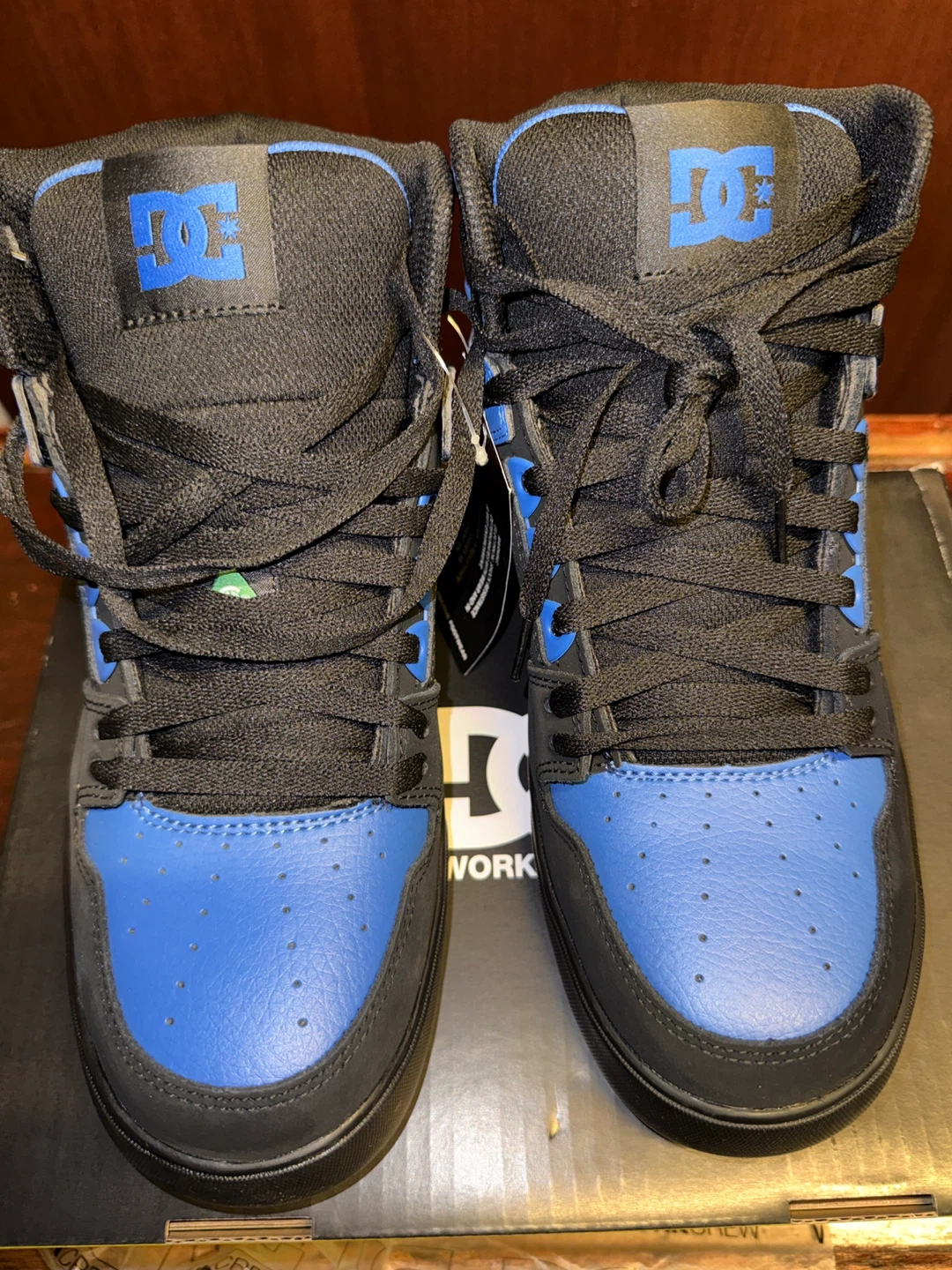 DC Shoes Work Crew High-Top Work Boots - Black/Blue - photo 4