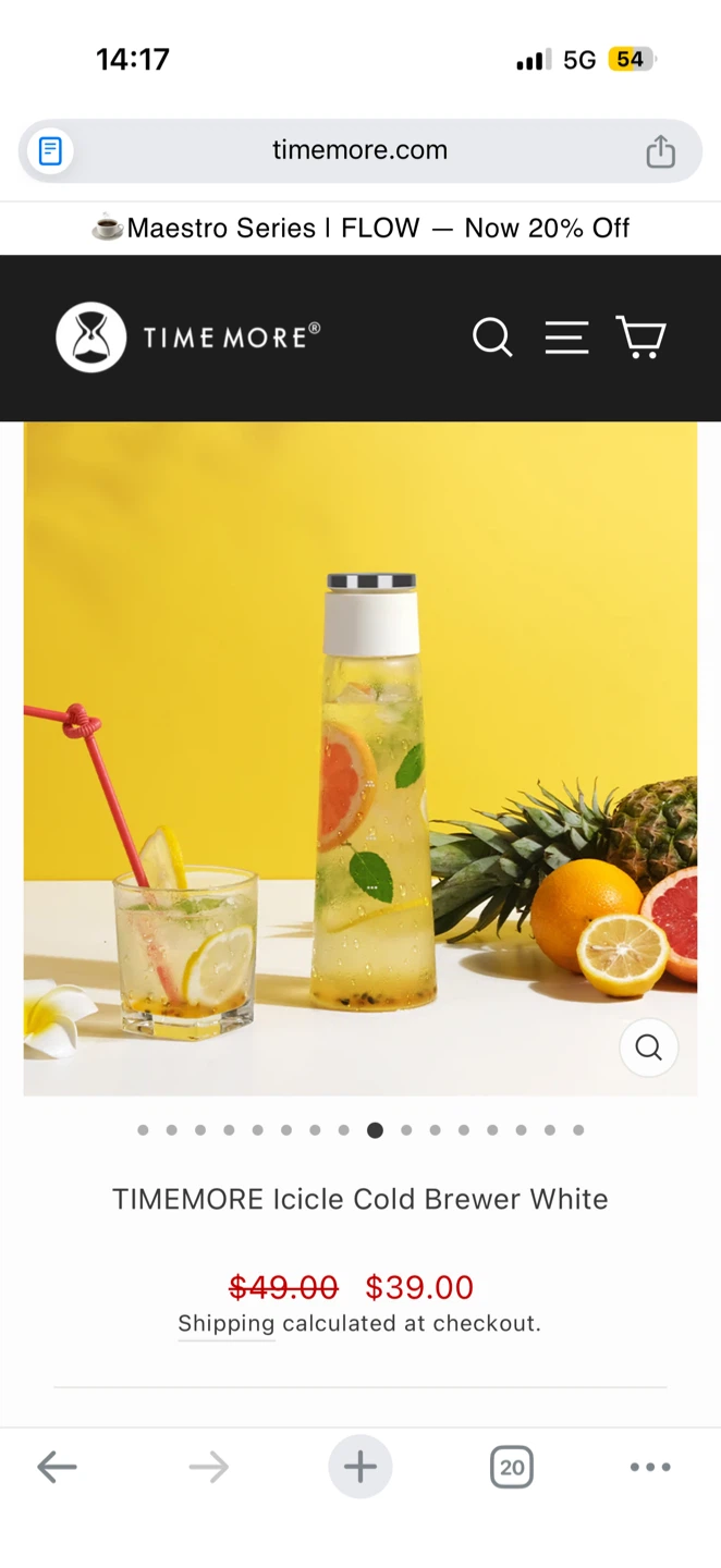 Brand New✨ TIMEMORE Icicle Cold Brewer - White - photo 3