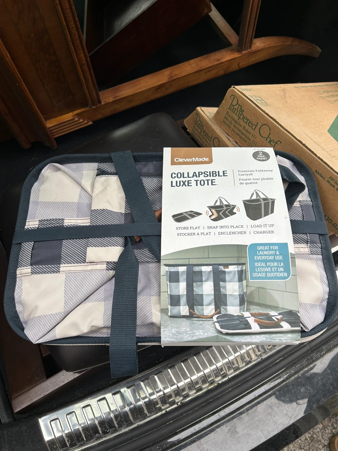 CleverMade Collapsible Luxe Tote
