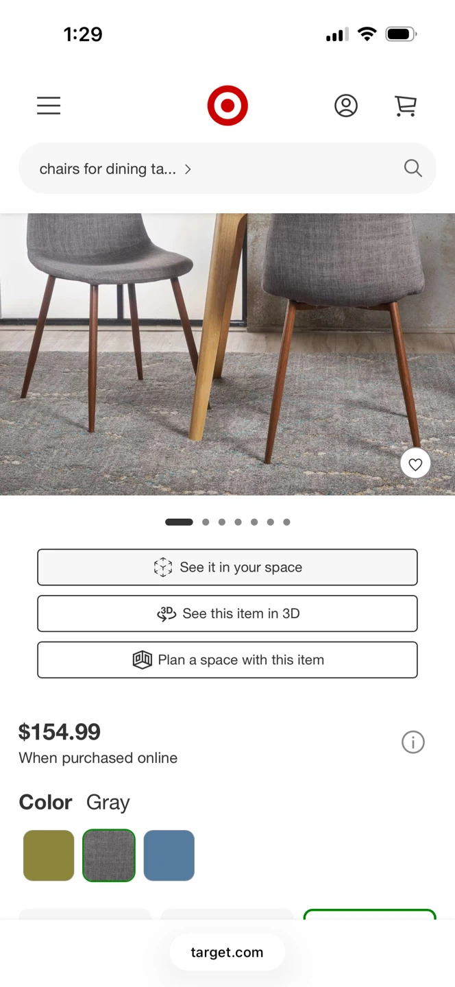 TARGET Christopher Knight Home Mid-Century Dining Chair - photo 4