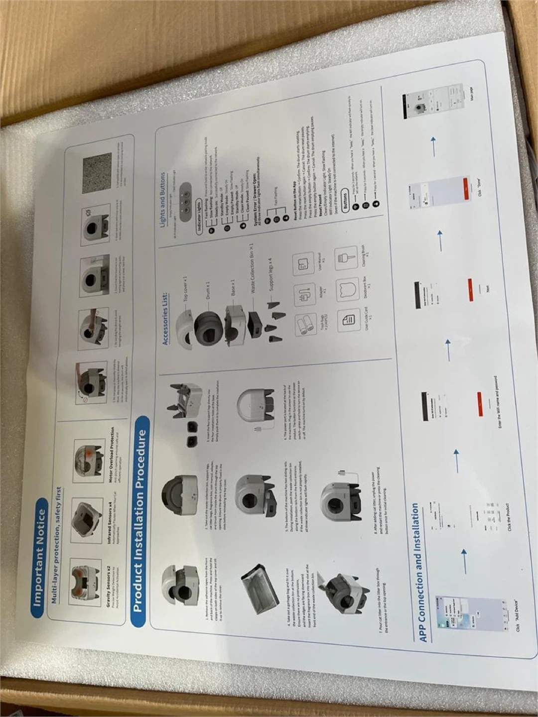 Cumrige Self-Cleaning Cat Litter Box, App Controlled - photo 2