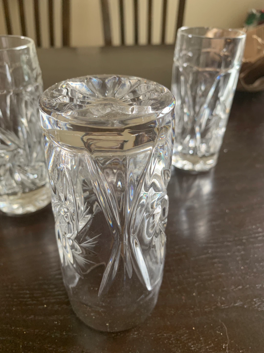 Set of 4 Crystal Cut Glasses - photo 4