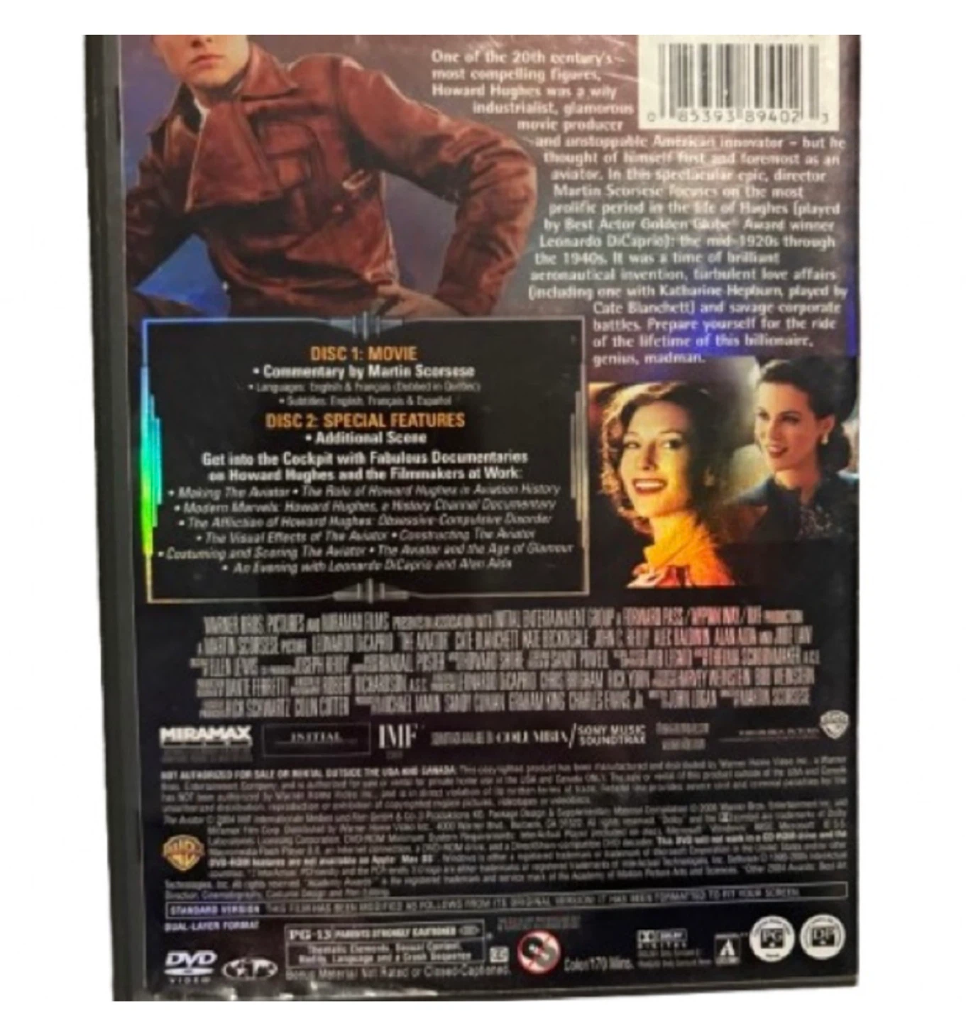 📀 The Aviator – 2‑Disc Full Screen Edition (DVD) - photo 2