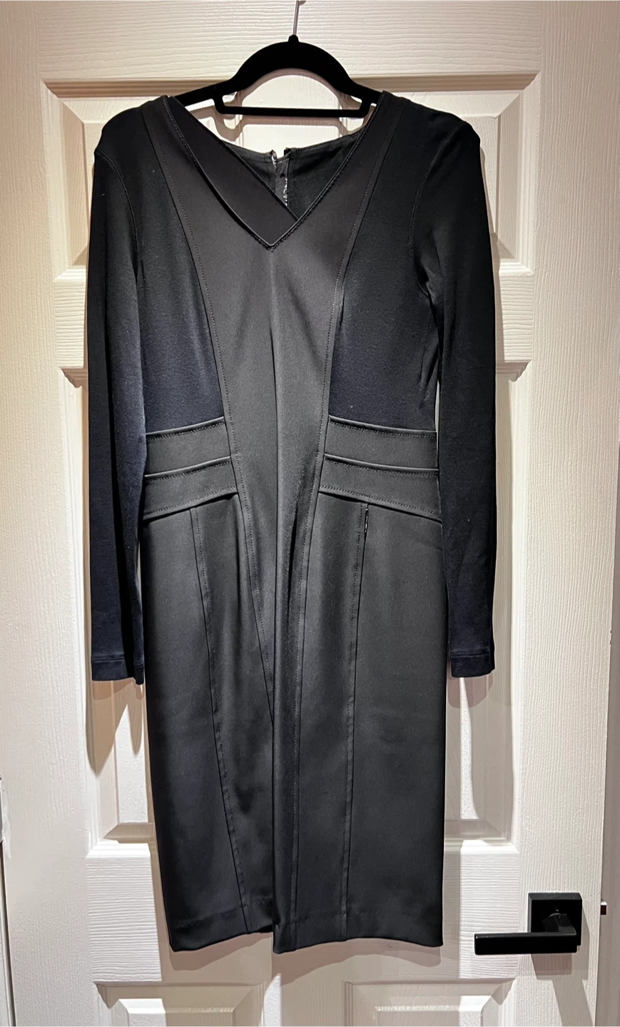 Marc Cain Black Sheath Dress Size N 2