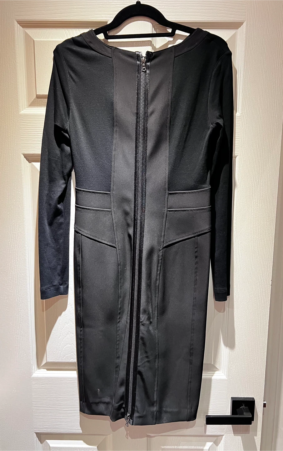 Marc Cain Black Sheath Dress Size N 2 - photo 2
