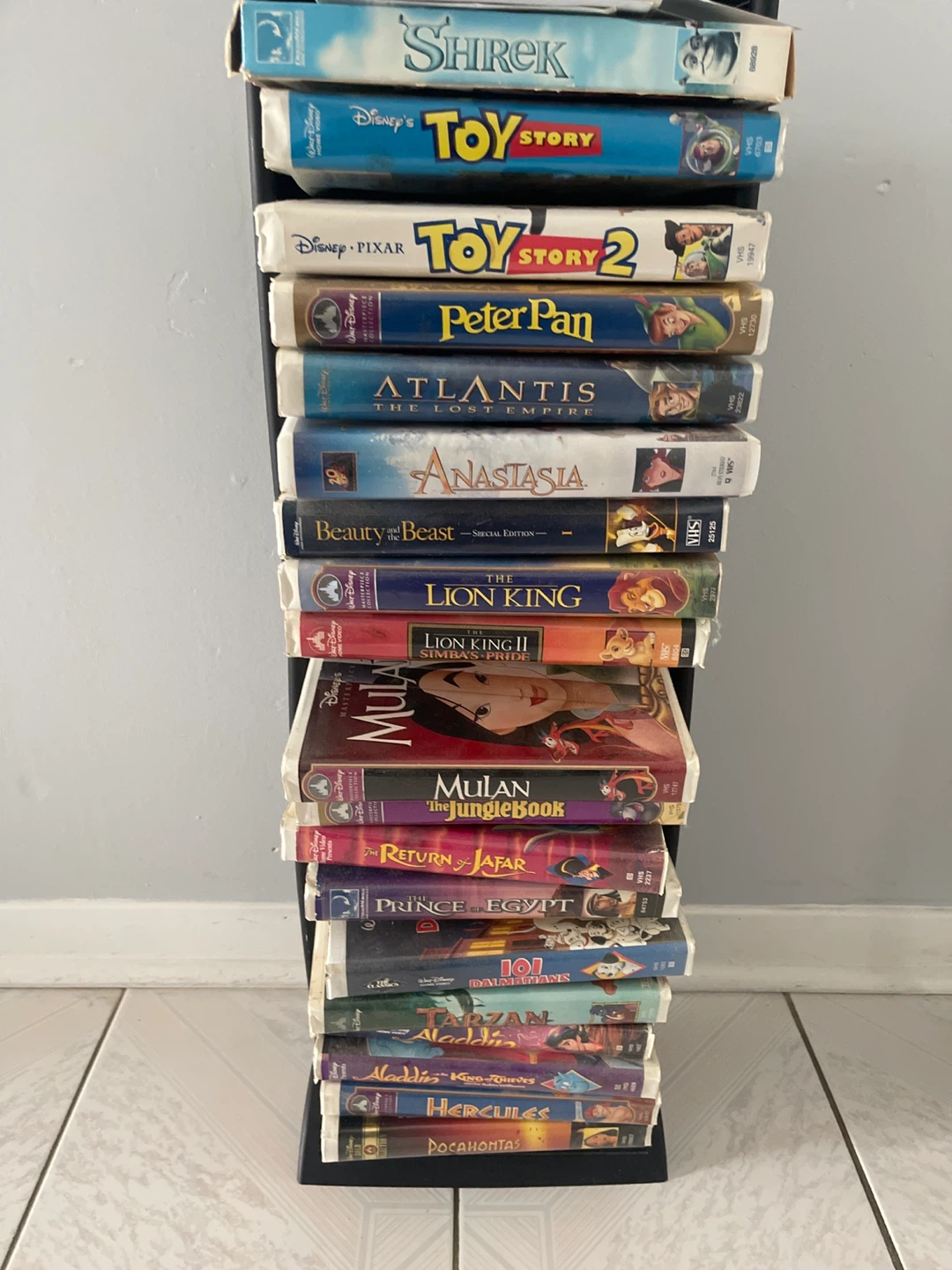 Collection of Disney VHS Movies