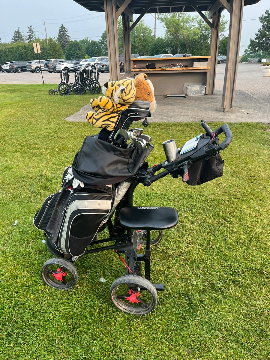 Bag Boy Golf Push Cart with Seat