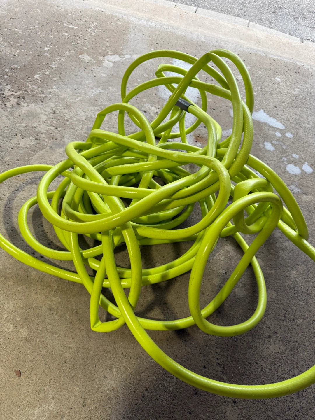 Green Garden Hose