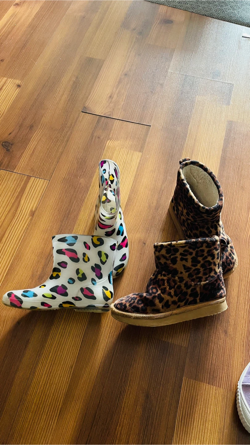 Leopard Print Boots