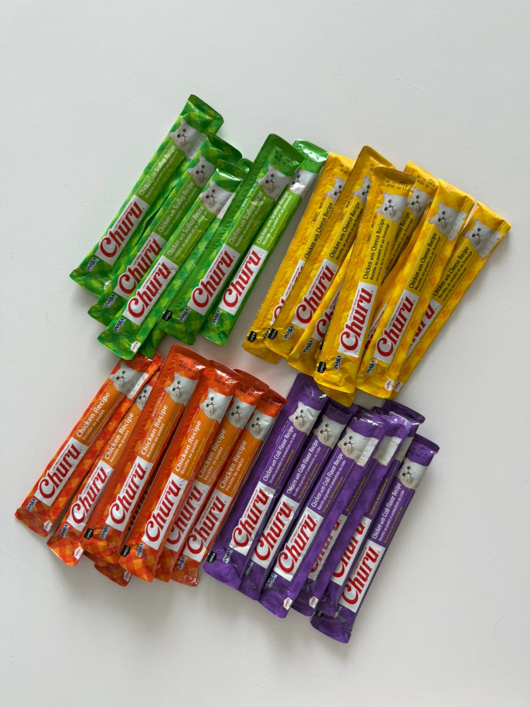 Take All🌈 Puss in Cat Food Pouches & Churu Treats Bundle - photo 2