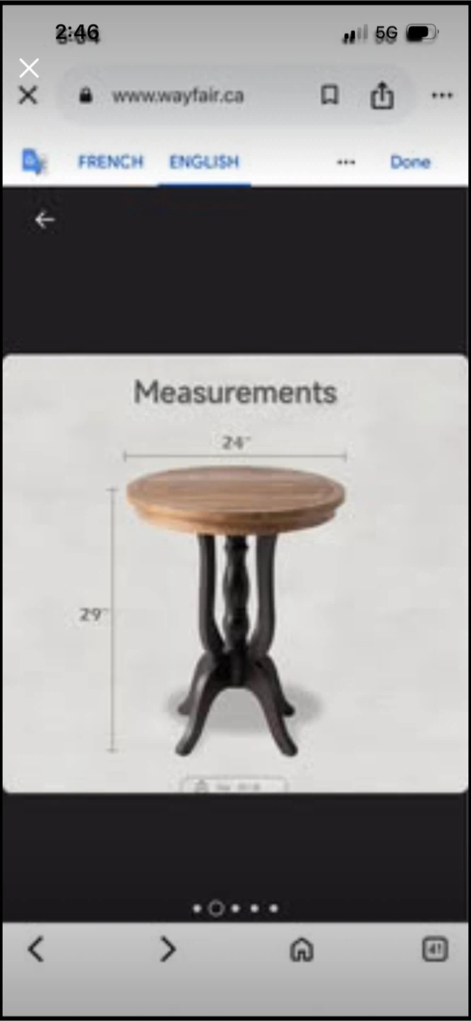 New Brand New Martinis End Table - photo 2