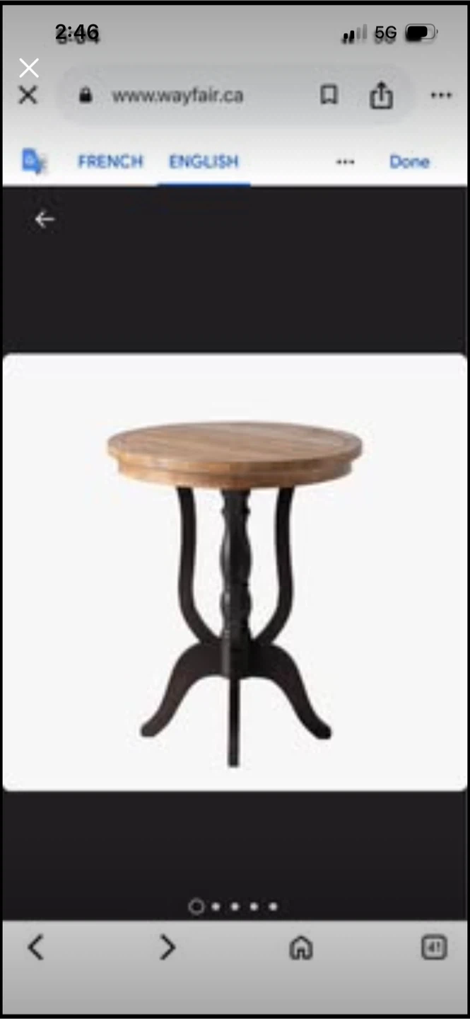 New Brand New Martinis End Table
