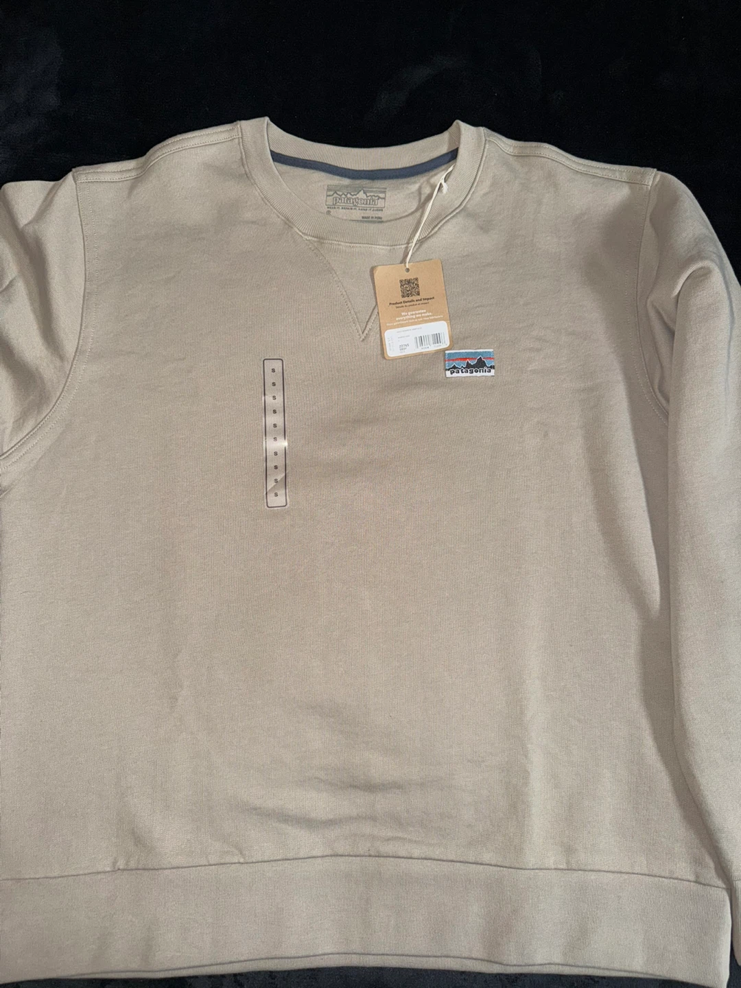 Patagonia Men's Crewneck Sweatshirt - Tan - Size S - photo 2