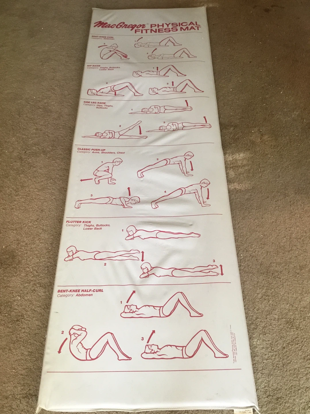 Vintage Fitness Mat 🥕- Last Day Tues 3/31