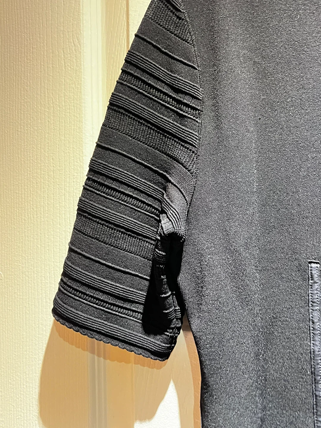 MARCCAIN Black Knit Short Sleeve Dress - photo 4