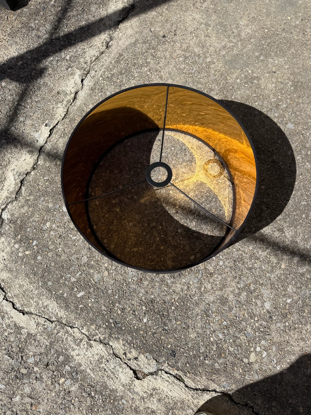 Black Lampshade with Gold Interior - photo 2