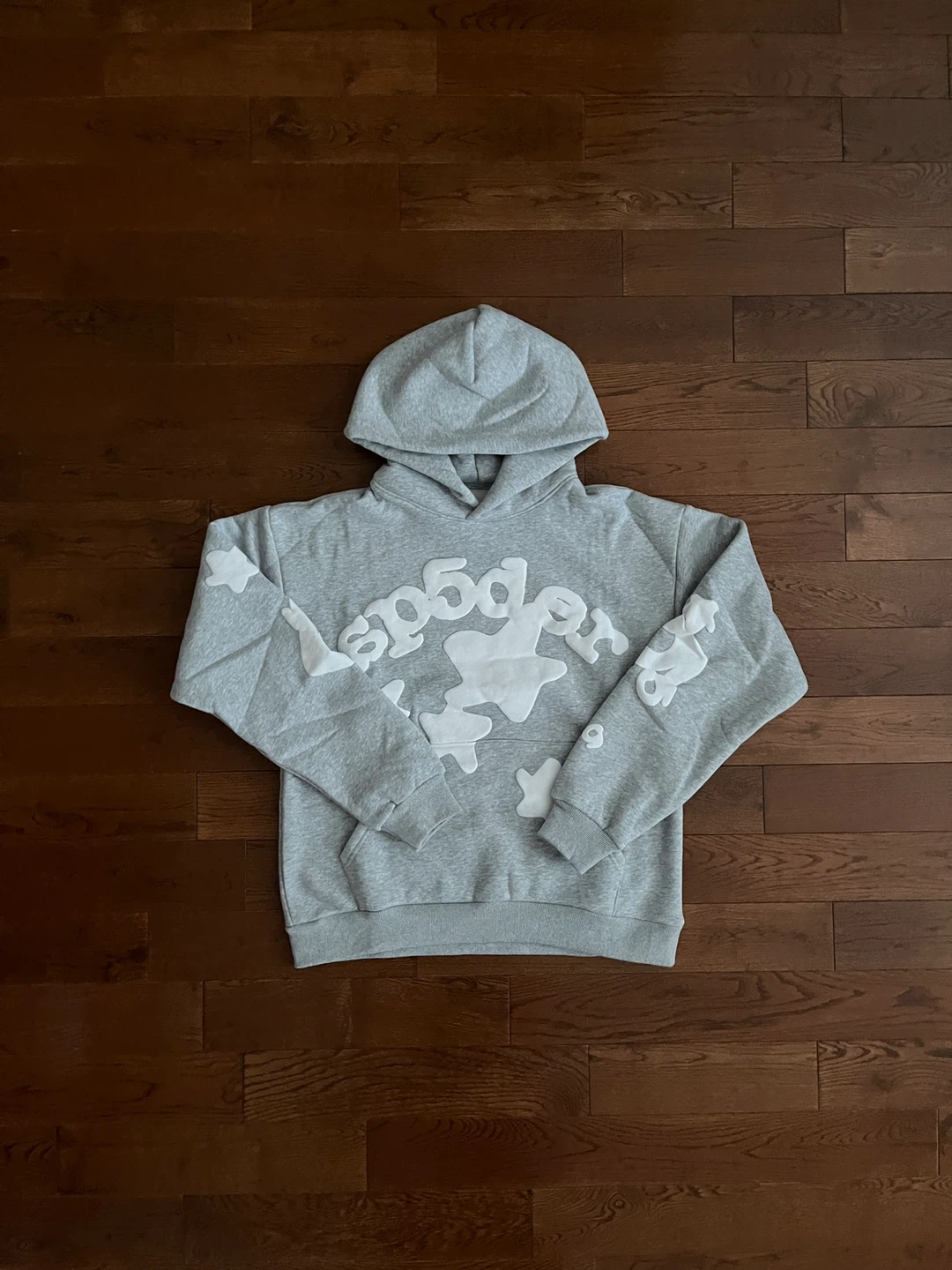 Sp5der Beluga Hoodie - Heather Grey (BRAND NEW, Medium)