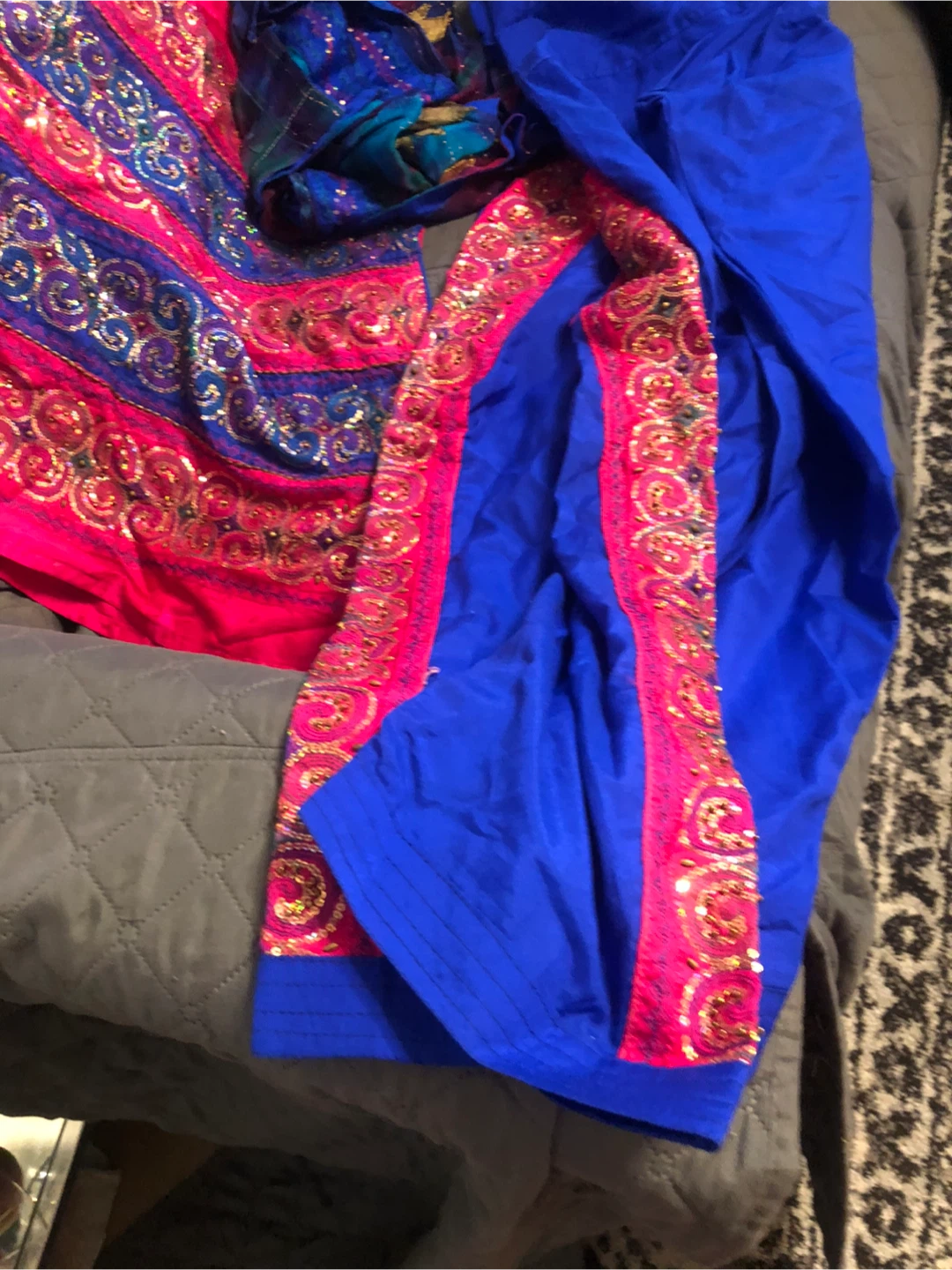 Sequin Kurti and Pants 3 pieces Set - photo 3