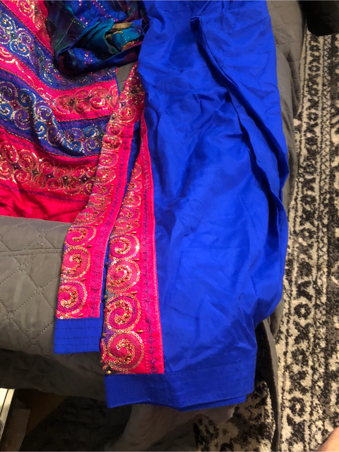 Sequin Kurti and Pants 3 pieces Set - photo 4