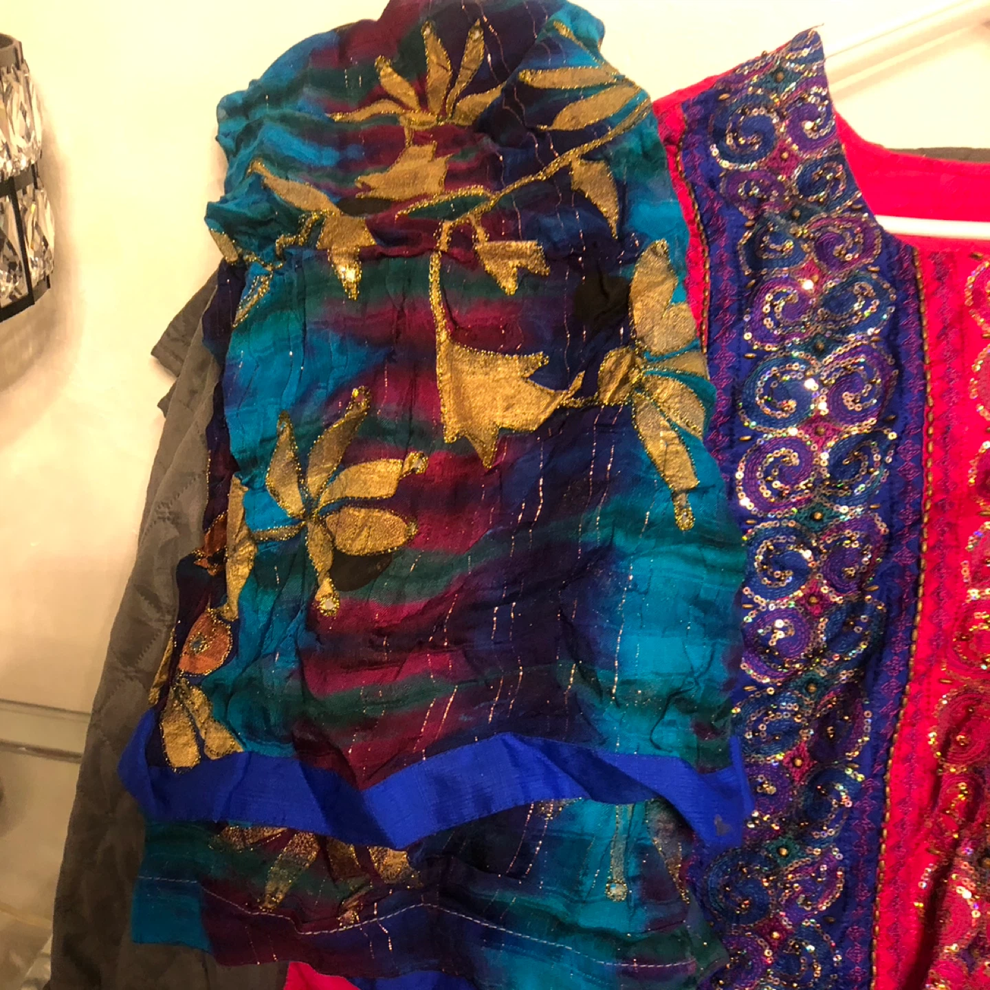 Sequin Kurti and Pants 3 pieces Set - photo 5