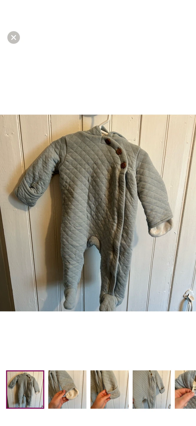 Carter's Quilted Snowsuit - 6 Months