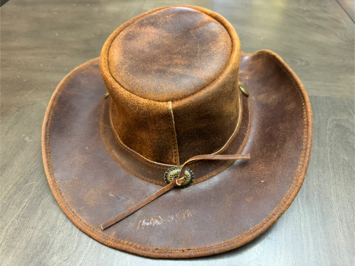Brands&Luck Genuine Steer Hide Cowboy Hat XL - photo 4