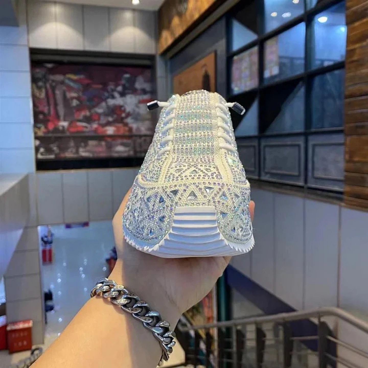 Men’s Rhinestone Sneakers