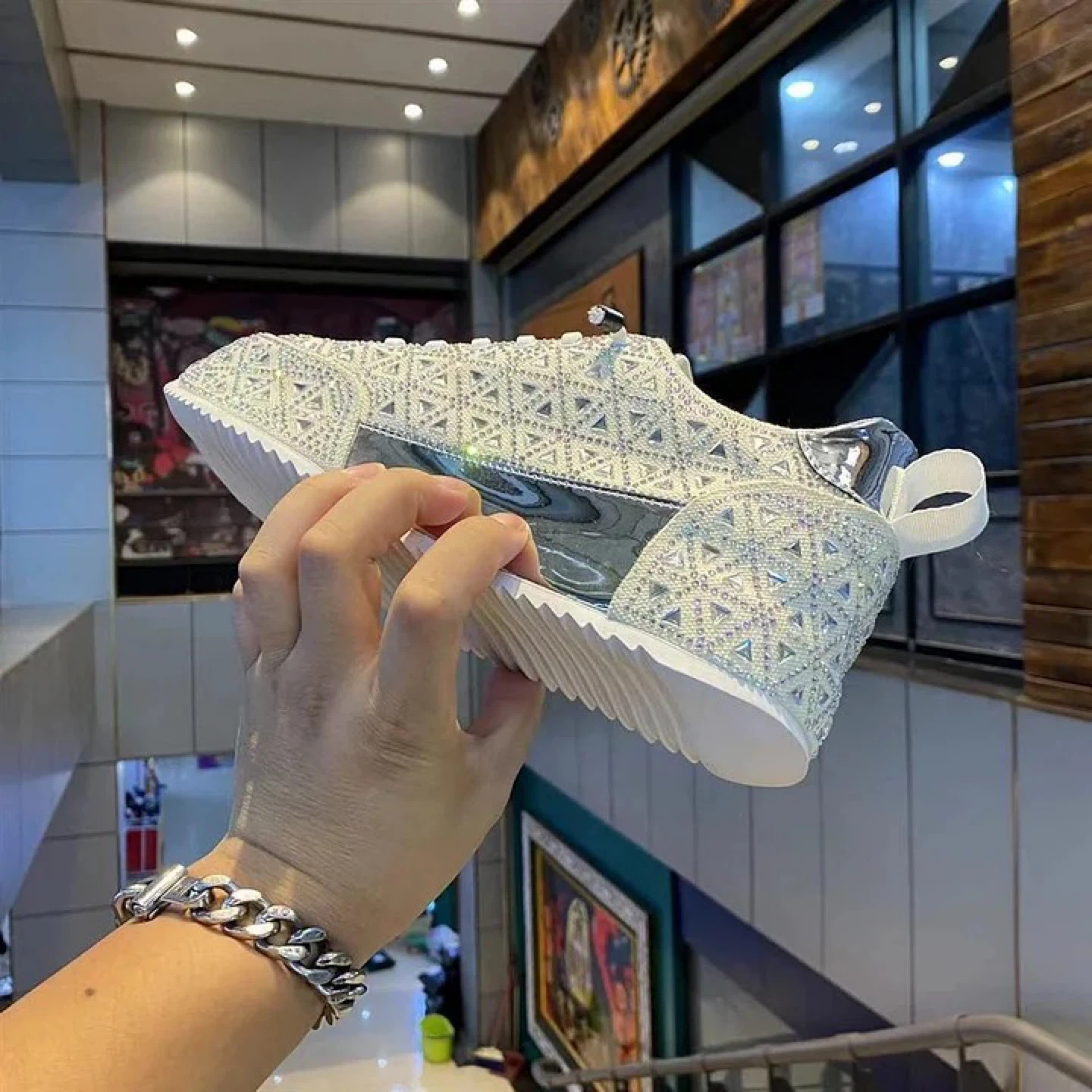 Men’s Rhinestone Sneakers - photo 2