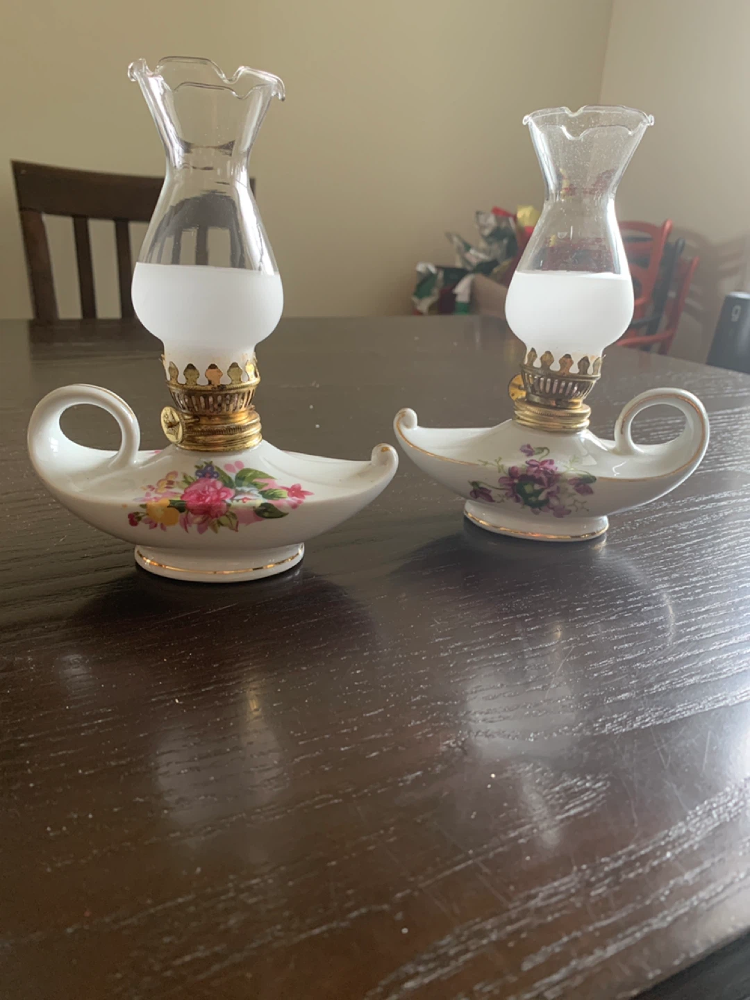 Decorative Oil Lamps (Set of 2)