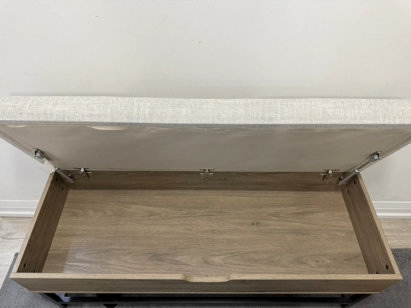 Storage Bench with Shoe Rack - photo 4