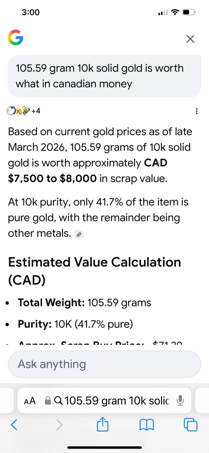 105.59g Mixed Gold Jewellery Lot - photo 3