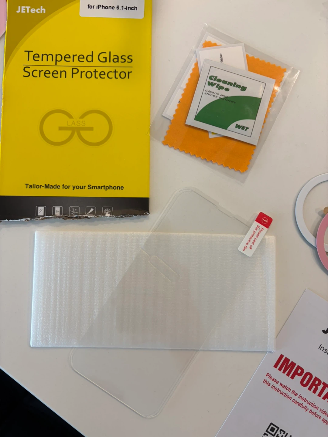 JETech Tempered Glass Screen Protector 6.1-inch 🥕