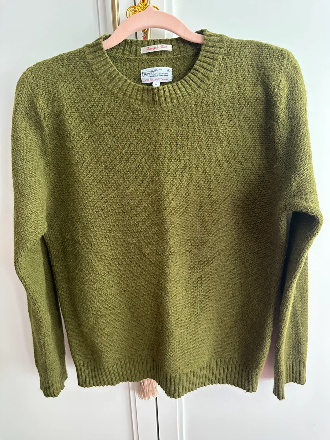 Vintage GANT Rugger Green Wool Alpaca Blend Sweater - Size M