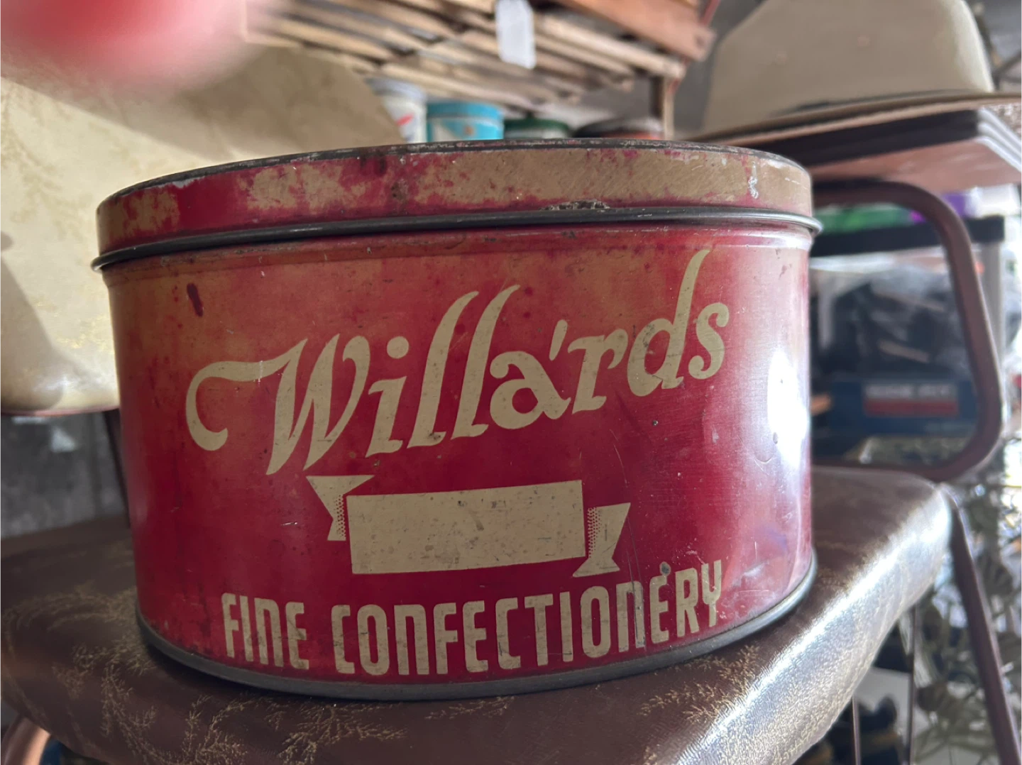 Willards Fine Confectionery Tin