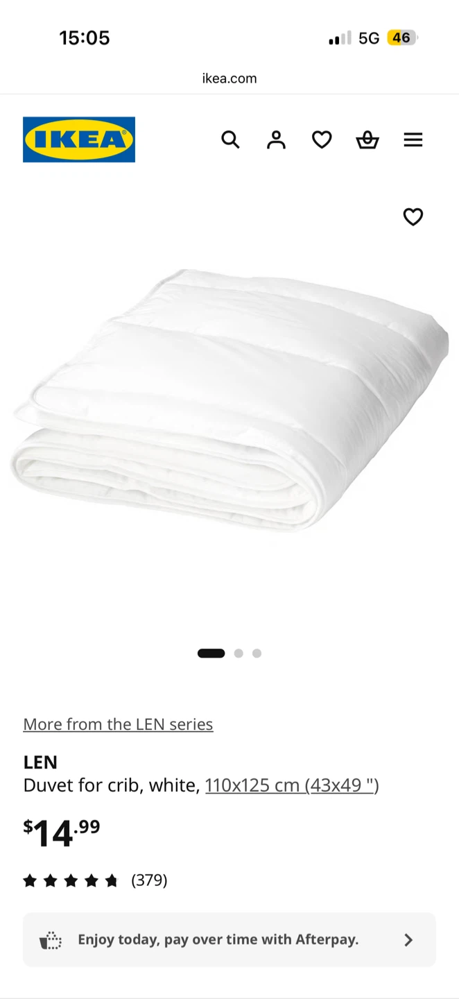 #FREECYLE IKEA Duvet and Cover Set PLUS Crib Sheets - photo 2