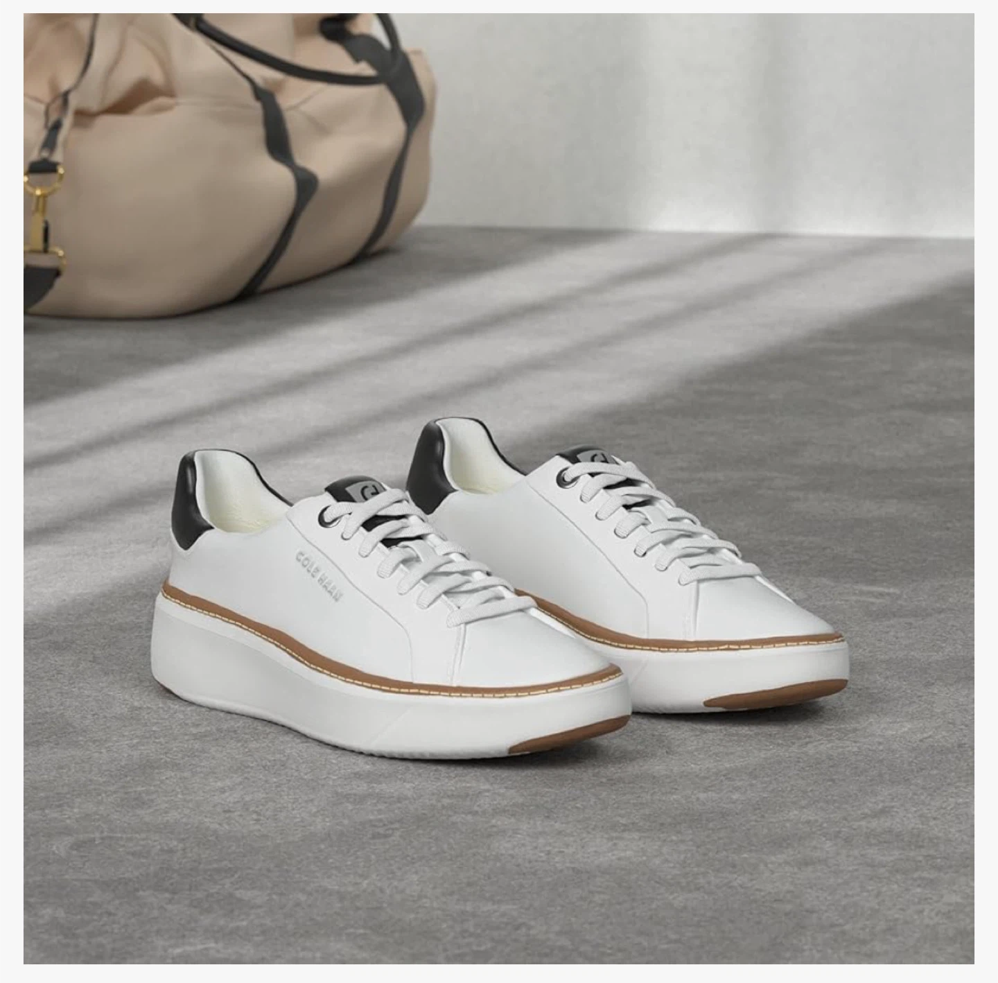 Cole Haan White Leather Sneakers - photo 2