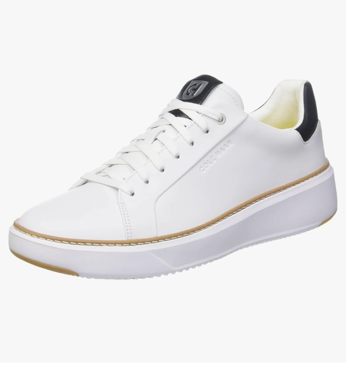Cole Haan White Leather Sneakers