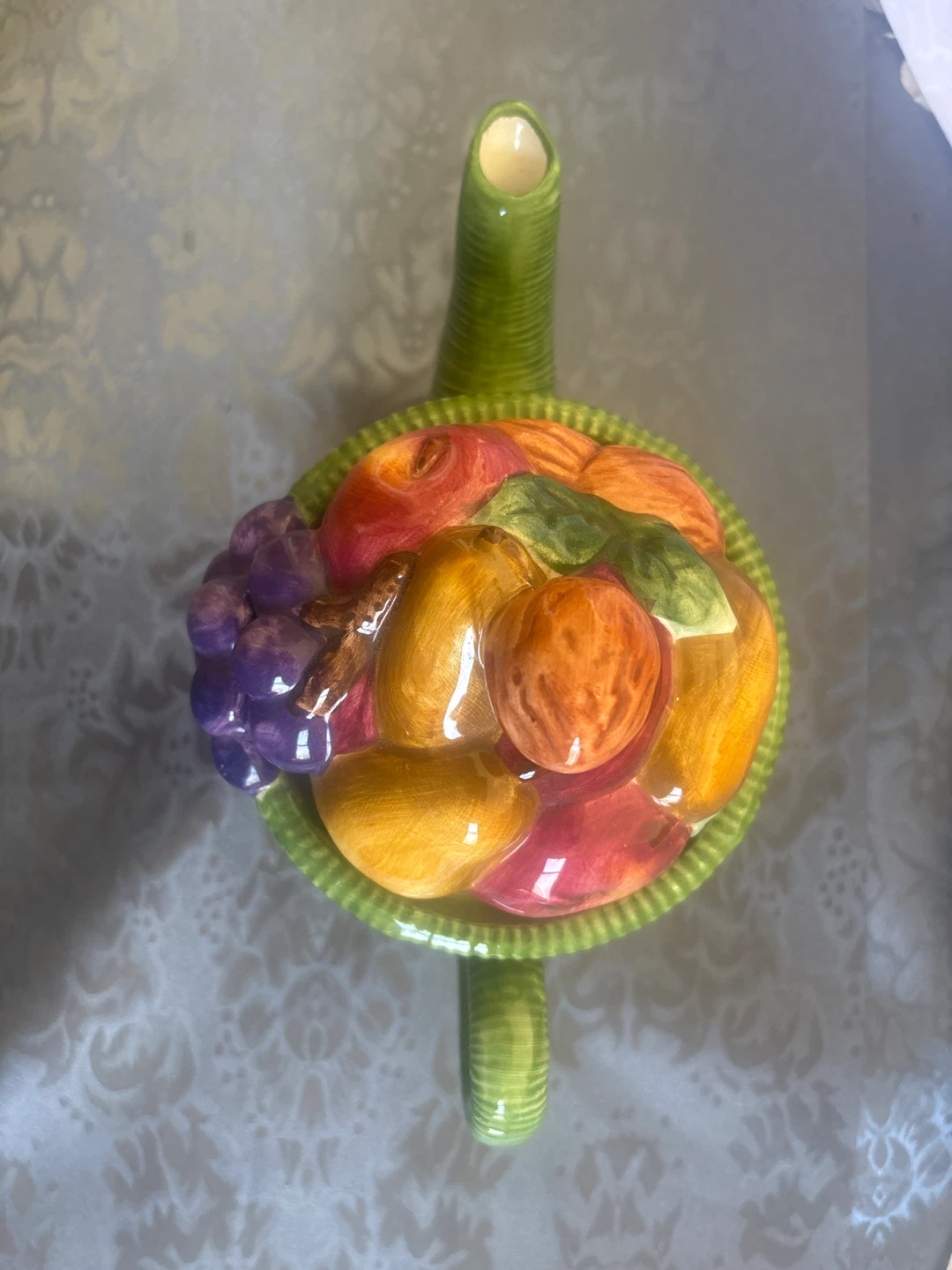 Fruit Basket Ceramic Teapot - photo 2