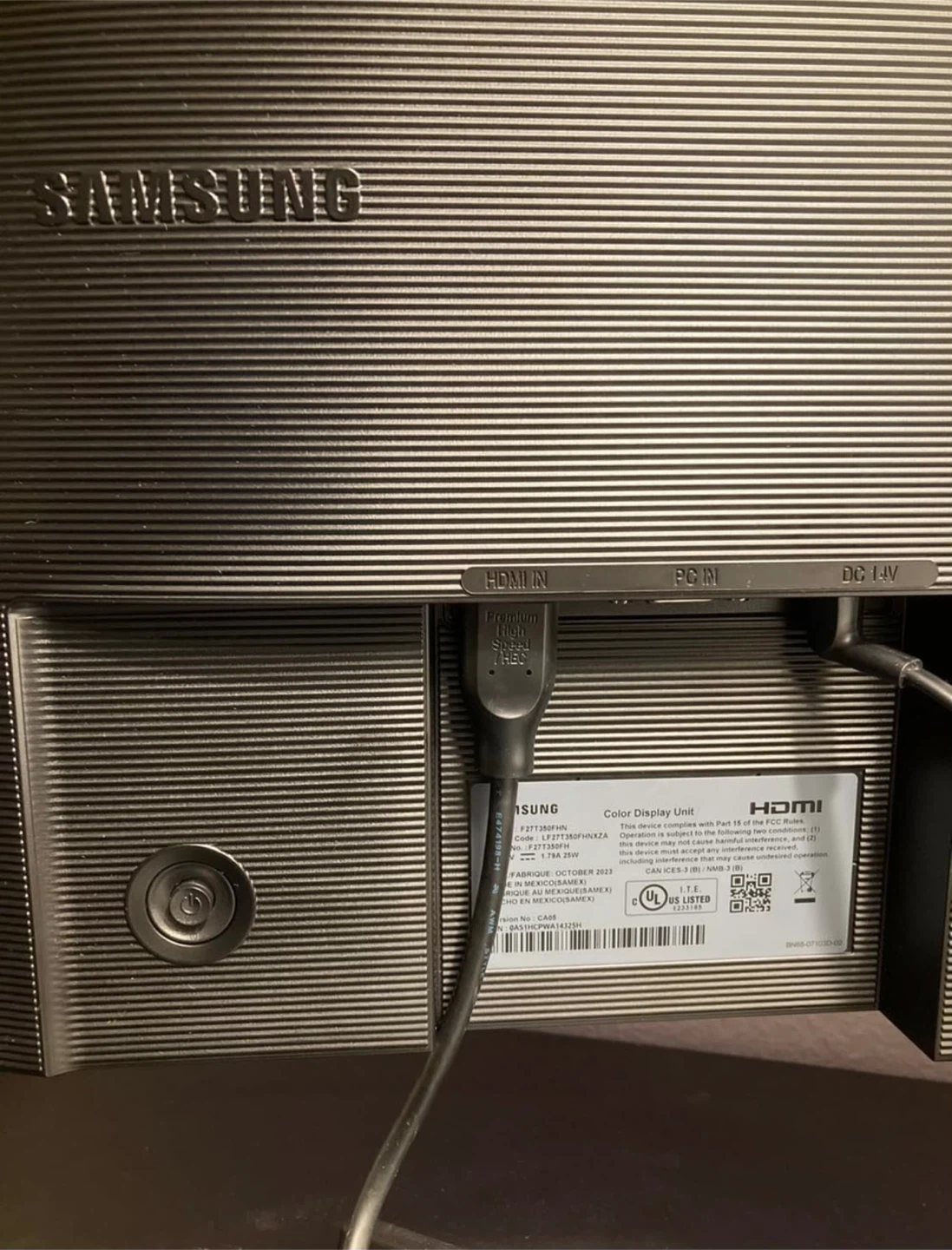 Samsung T350 1080p monitor - photo 4