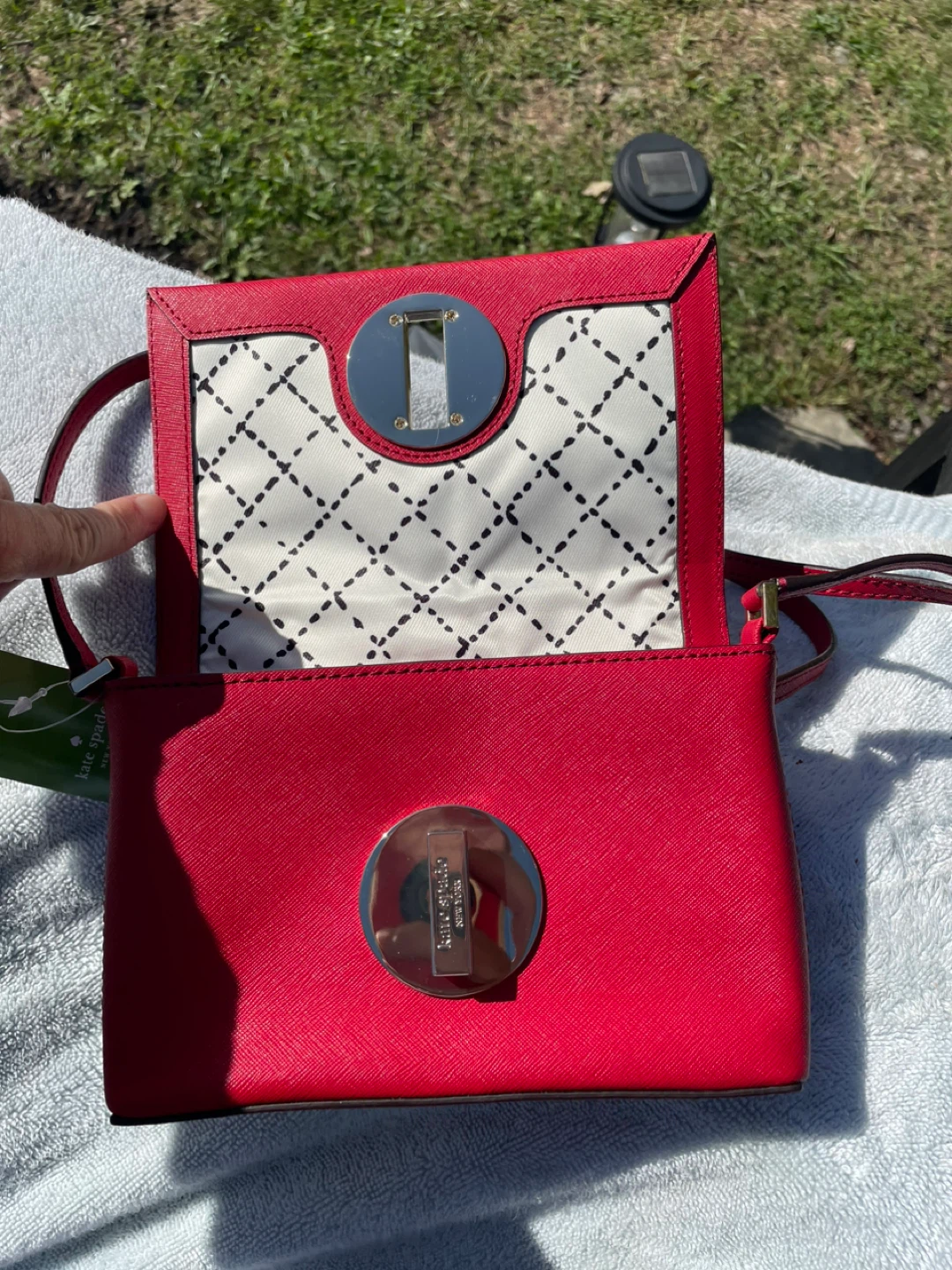 Kate Spade Red Saffiano Leather Crossbody Bag - photo 2