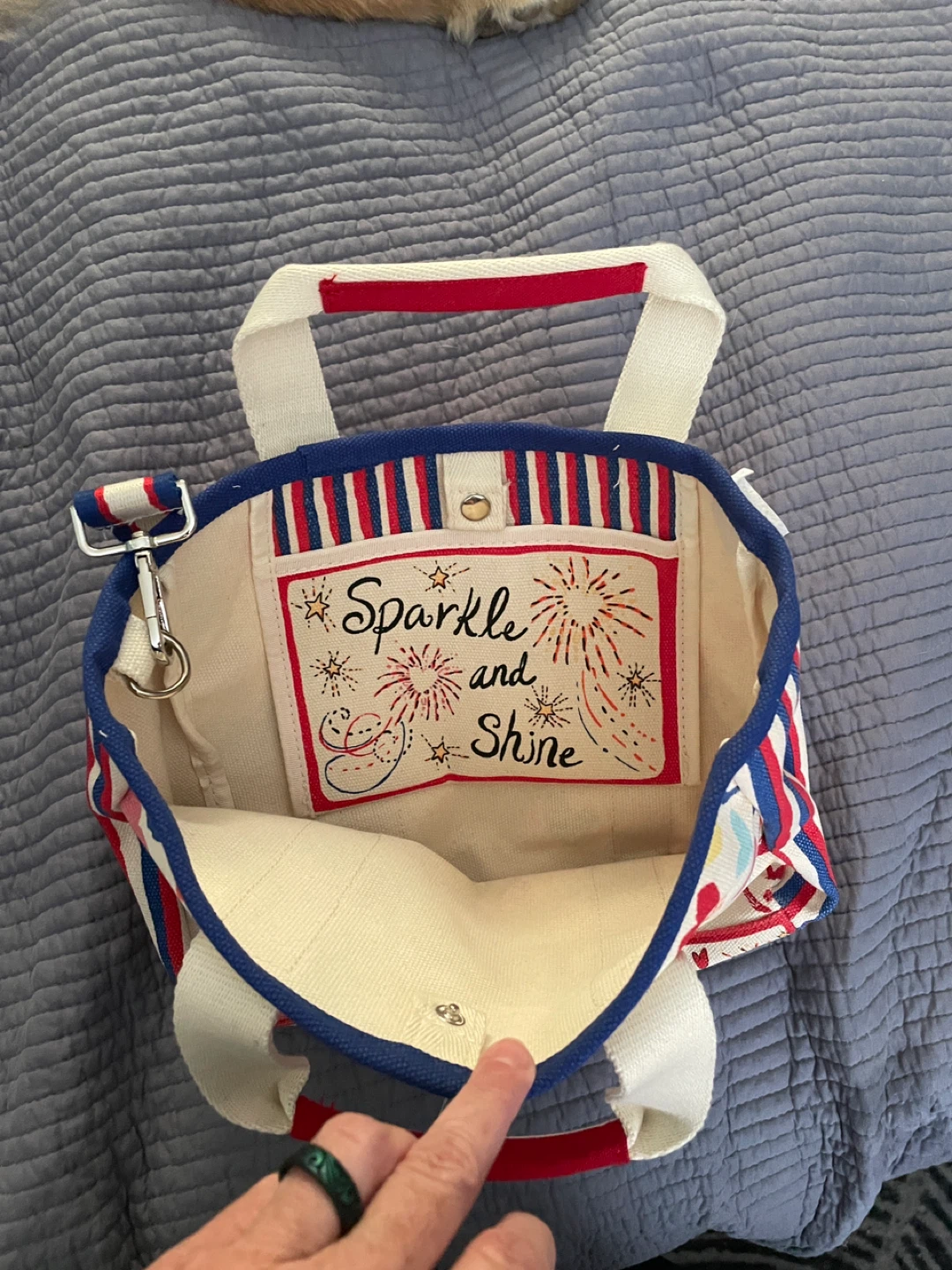 Brighton Mini Tote Bag - Red White and You Collection - photo 3