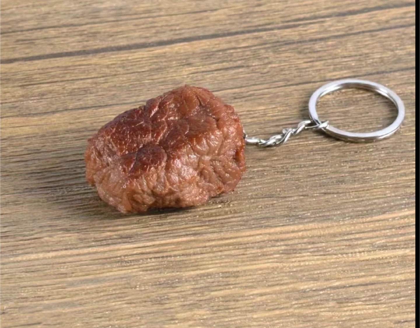 🥕Steak Shaped Keychain - broken