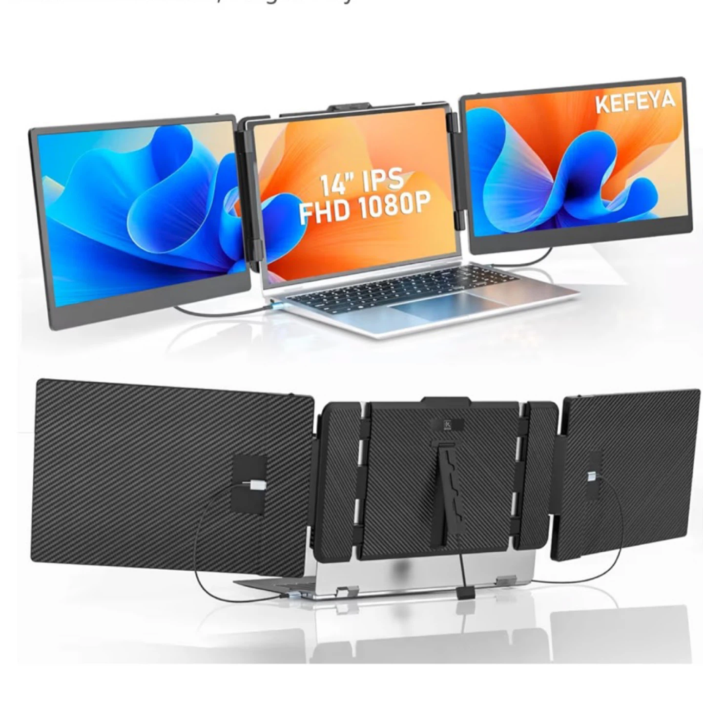 Laptop Triple Screen extender 14"