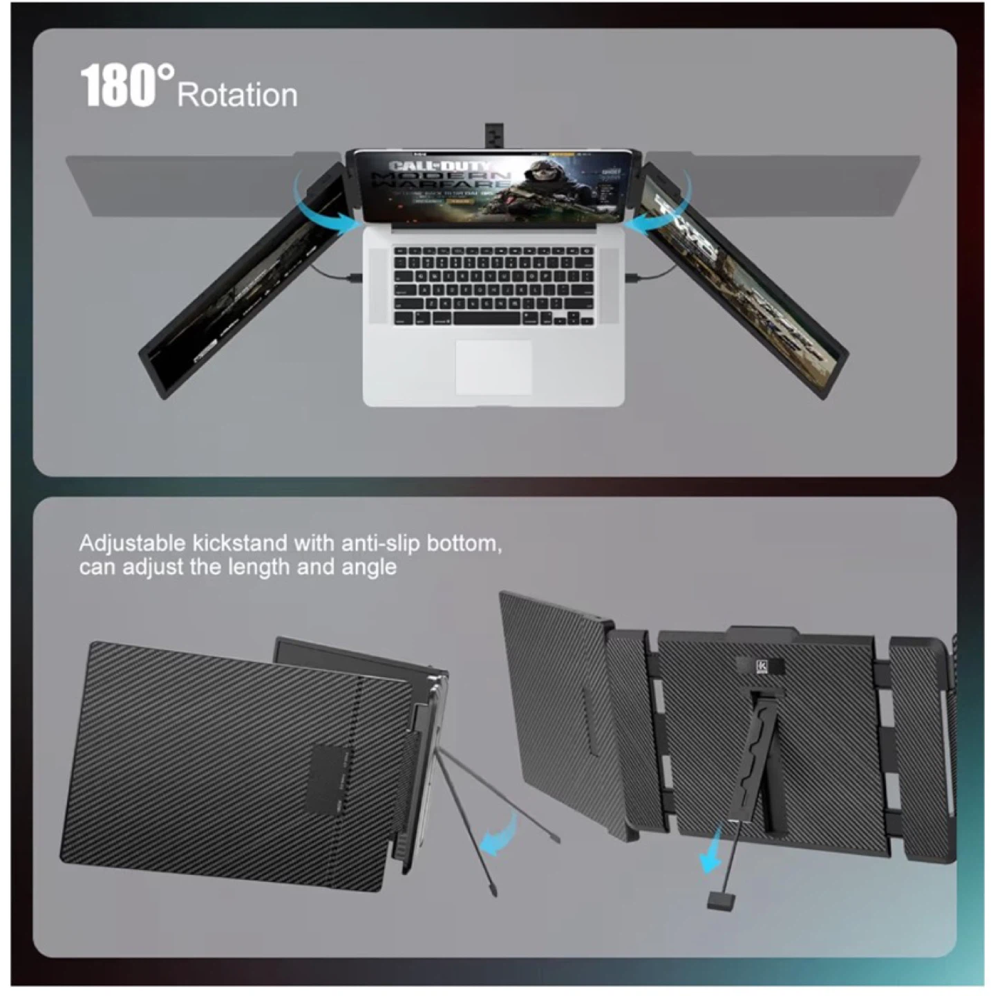 Laptop Triple Screen extender 14" - photo 3
