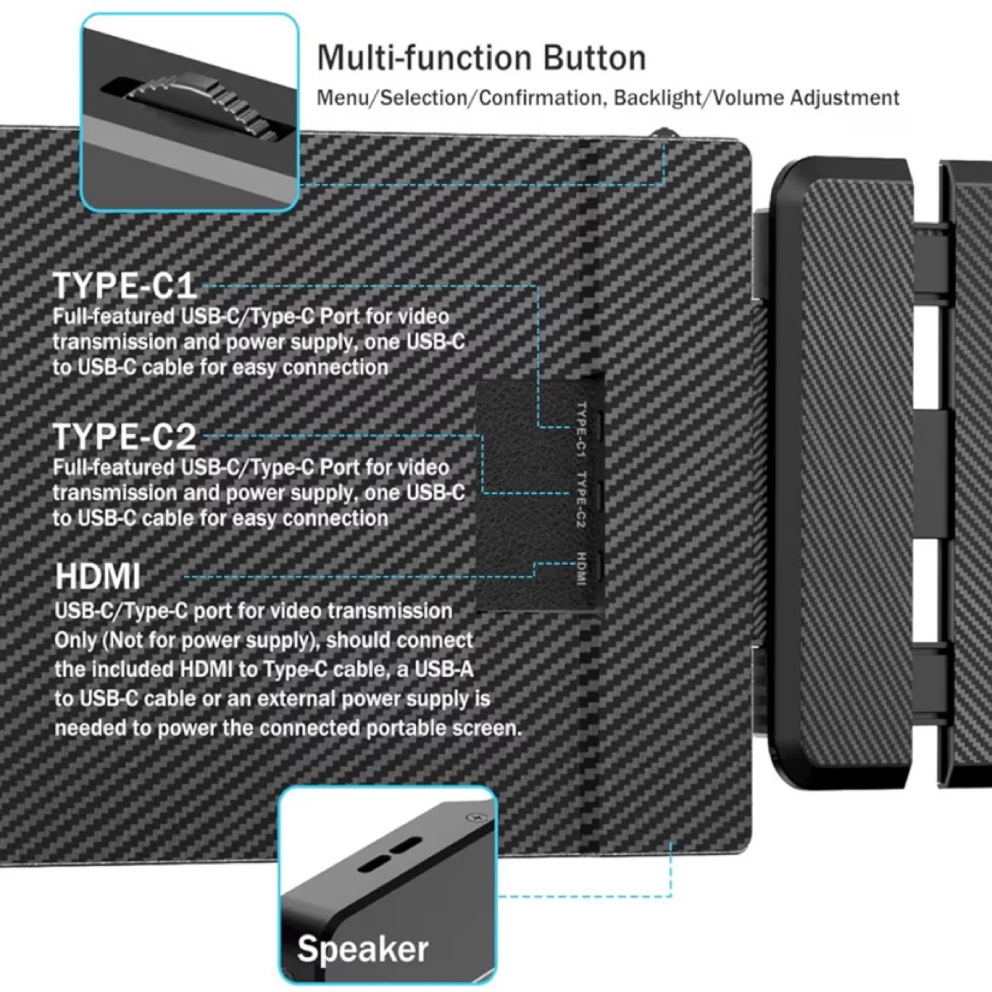Laptop Triple Screen extender 14" - photo 4