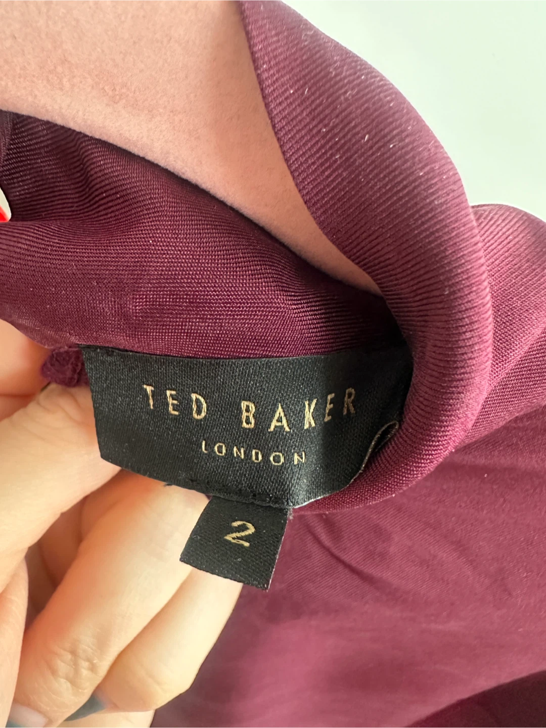 Ted Baker London Mock Neck Top - Size 2 - photo 2