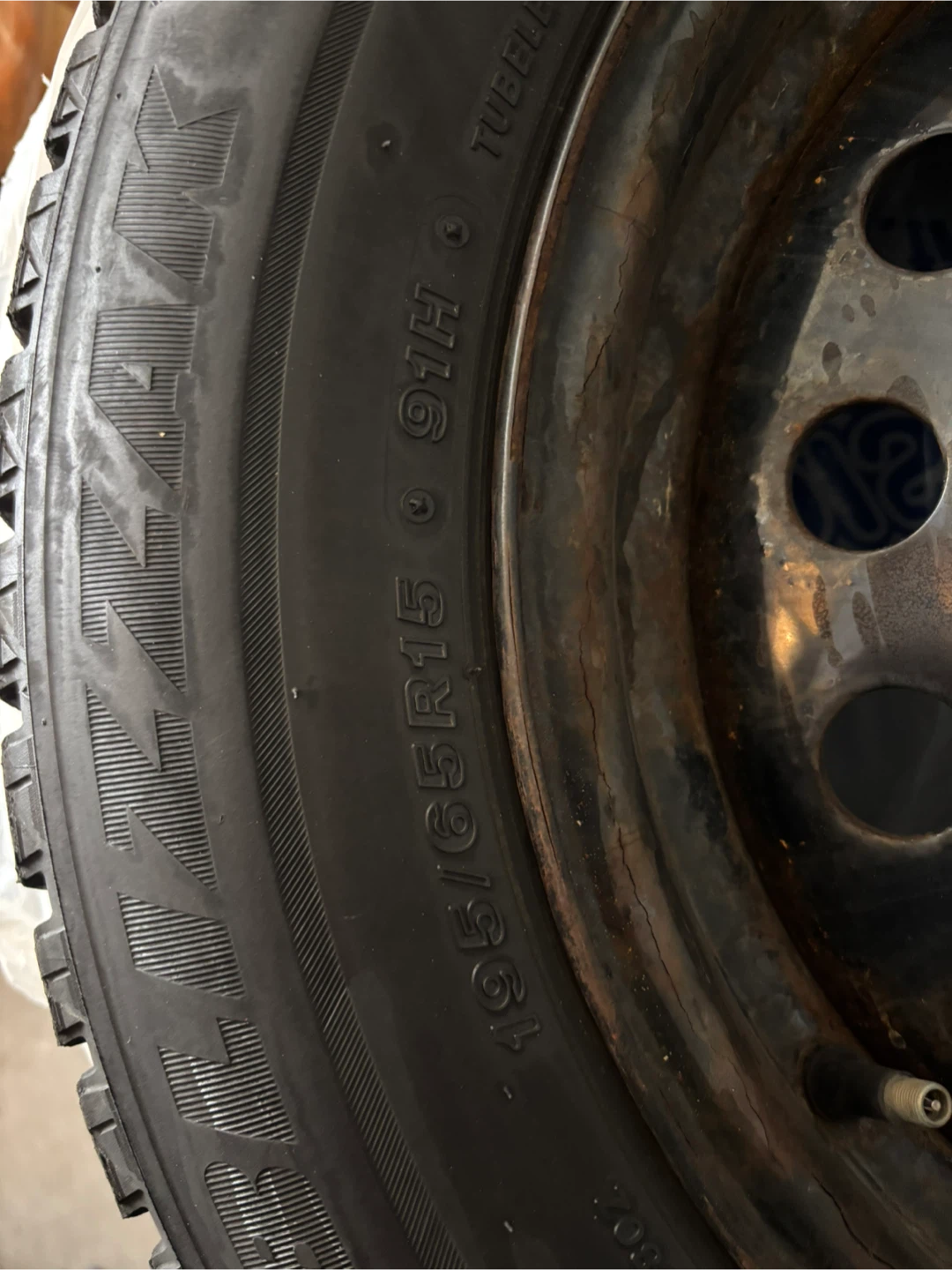 Winter tires on steel rims - photo 5