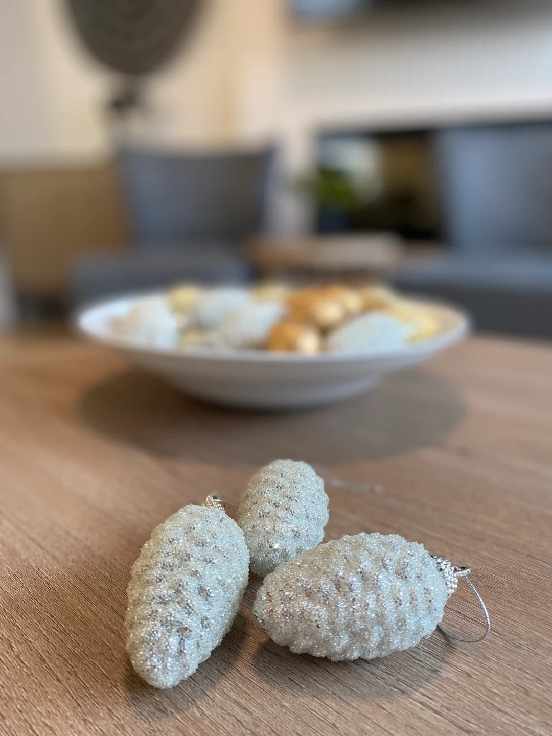 Assorted Christmas Ornaments - Pinecones & Balls - photo 3