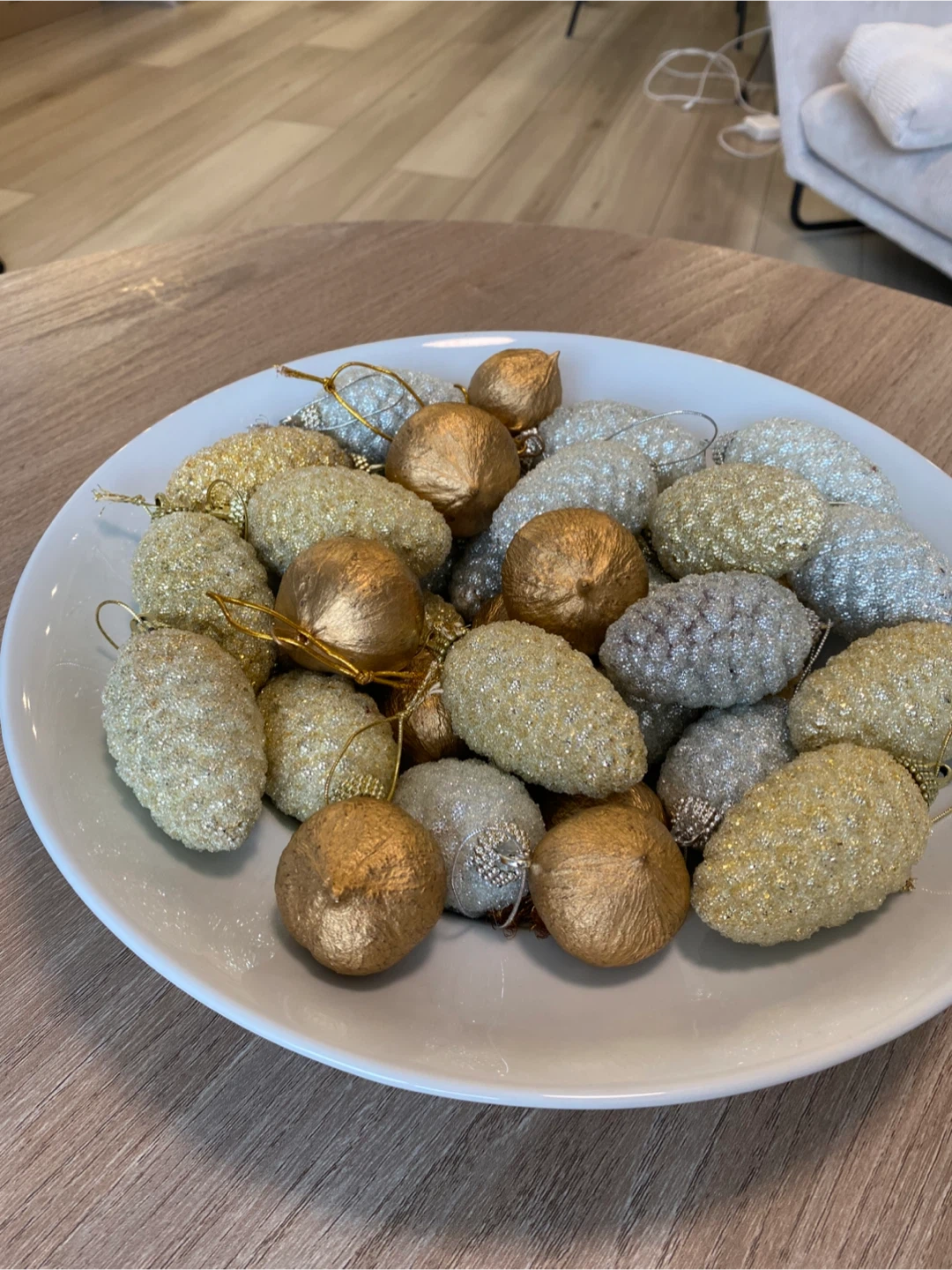 Assorted Christmas Ornaments - Pinecones & Balls - photo 5